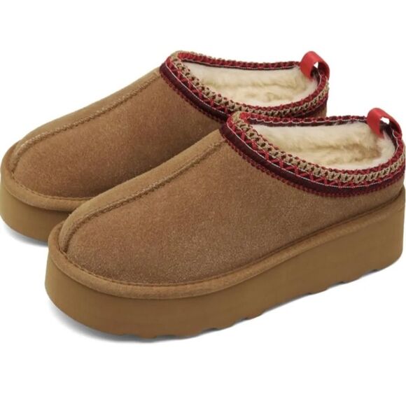 SMajong Women Winter Snow Boots Thickened Flat Boots Fur Lined Warm Durable Shoe - Picture 10 of 10